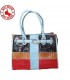 Colored deluxe crocodile pattern handbag