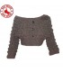 Cropped sehr modern Mode-Muster Pullover