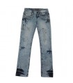 Lace embellished fashion jeans