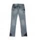 Lace embellished fashion jeans