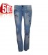 Cool moda jeans di cerniera