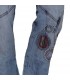Modische Jeans mit Stickereien