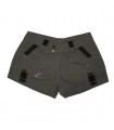 Fancy brown army shorts for women