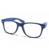 Retro framed blue sunglasses