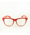Retro framed red sunglasses