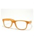 Retro framed orange sunglasses