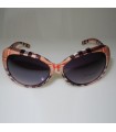 Brown squares fashion frames sunglasses
