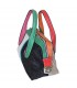 Two shades fashion rainbow bag
