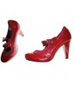 Chaussures vintage rouges