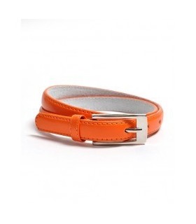 Skinny orange belt