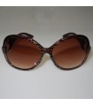 Brown fashion frames sunglasses