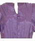 Purple short flared sleeve shirt