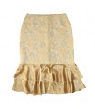 Brocade and silk elegant skirt