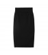 Stoff classic black pencil skirt