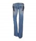 Hippie blue jeans