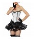 Sexy stylish white corset