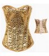 Sexy golden corset