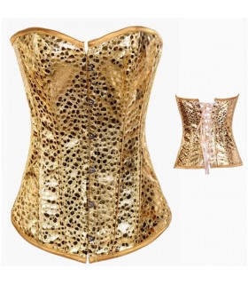 Sexy corsetto dorato