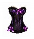 Victorian corset violet