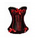 Victorian red corset