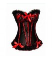 Victorian red corset