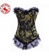 Brocade victorian corset