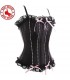 Sweet pink ribbons corset