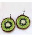 Crochet earrings kiwi style