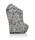 Sparkle sequin silver sexy boots