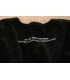 " Ne perdez pas mon temps "noir long manches t-shirt