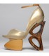 Wood butterfly architectural shoes 