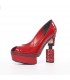 Red architectural shoes