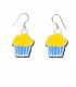 Muffin silver earrings