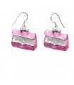 Pink treasure earrings
