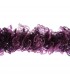 Elegant purple ruffle scarf