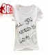 Fashion letter short sleeves t-shirt