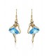 Blue angel earrings