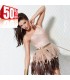 Luxury ostrich feathers dress