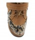 Reptile high heel snickers boots