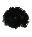 Black sparkle ruffle scarf