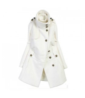 White warm coat