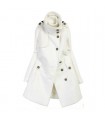 Manteau blanc chaud