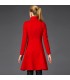Red warm coat