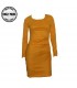 Knitted cotton Etui dress