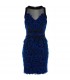 Electric blue lace special dress