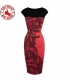 Special color lace embellished dress