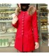 Manteau fantaisie rouge