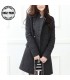Woolen grey long coat