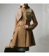 Long manteau conception mince