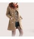 Pockets casual middle lenght  coat